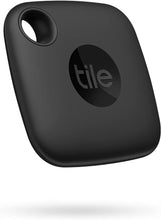 Load image into Gallery viewer, Tile Mate 1-Pack. Black. Bluetooth Tracker, Keys Finder and Item Locator for Keys, Bags and More; Up to 250 ft. Range. Water-Resistant. Phone Finder. iOS and Android Compatible.