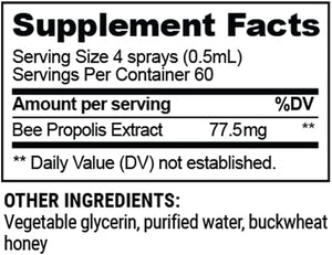 Kids Propolis Throat Spray - Natural Immune Support & Sore Throat Relief - by BEEKEEPER'S NATURALS - Has Antioxidants & Gluten-Free (1.06 oz) Pack of 1 (Kids)