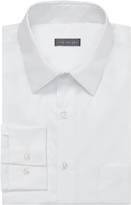 Van Heusen Men's Dress Shirt Regular Fit Poplin Solid