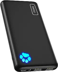 INIU Portable Charger, Slimmest 10000mAh 5V/3A Power Bank, USB C in&out High-Speed Charging Battery Pack, External Phone Powerbank Compatible with iPhone 15 14 13 12 11 Samsung S22 S21 Google iPad etc