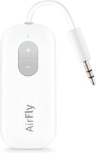 Load image into Gallery viewer, Twelve South AirFly SE, Bluetooth Wireless Audio Transmitter for AirPods/Wireless or Noise-Cancelling Headphones Use with Any 3.5 mm Audio Jack on Airplanes, Gym Equipment or iPad/Tablets