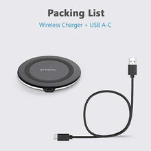 Load image into Gallery viewer, Yootech Wireless Charger,10W Max Fast Wireless Charging Pad Compatible with iPhone 15/15 Plus/15 Pro Max/14/13/SE 2022/12/11/X/8,Samsung Galaxy S22/S21/S20,AirPods Pro 2(No AC Adapter)