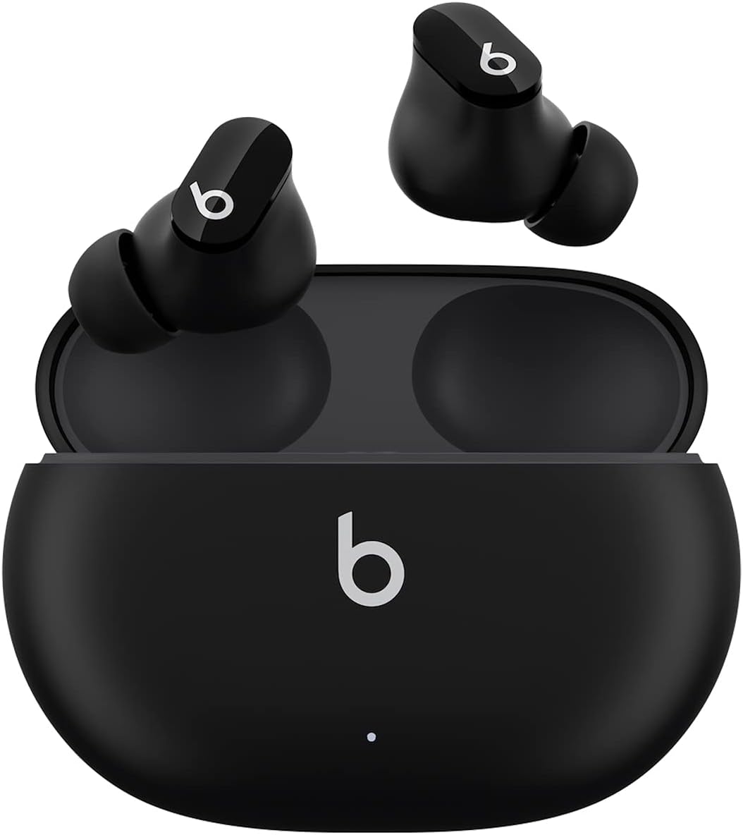 Beats Studio Buds - True Wireless Noise Cancelling Earbuds - Compatible with Apple & Android, Built-in Microphone, IPX4 Rating, Sweat Resistant Earphones, Class 1 Bluetooth Headphones - Black