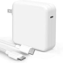 Load image into Gallery viewer, Mac Book Pro Charger - 118W USB C Charger Fast Charger for USB C Port MacBook pro &amp; MacBook Air, ipad Pro, Samsung Galaxy and All USB C Device, Include Charge Cable（7.2ft/2.2m）