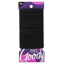 Load image into Gallery viewer, Goody Ouchless Womens Elastic Hair Tie - 30 Count, Black - 4MM for Medium Hair- Hair Accessories for Women Perfect for Long Lasting Braids, Ponytails and More - Pain-Free