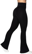 Load image into Gallery viewer, Sunzel Flare Leggings, Crossover Yoga Pants with Tummy Control, High-Waisted and Wide Leg