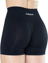 Load image into Gallery viewer, AUROLA Intensify Workout Shorts for Women Seamless Scrunch Short Gym Yoga Running Sport Active Exercise Fitness Shorts