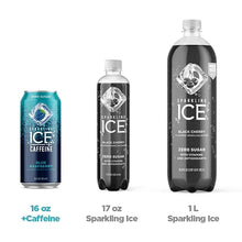 Load image into Gallery viewer, Sparkling Ice +Caffeine Variety Pack-Black Raspberry/Blue Raspberry/Strawberry Citrus/Citrus Twist 12 16oz Can