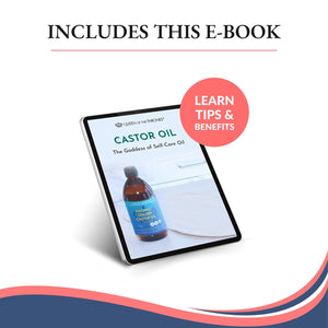 QUEEN OF THE THRONES Organic Golden Castor Oil - 500mL (16.9oz) | 100% Pure & Expeller Pressed for Hair, Skin & Digestion | Hexane Free | USDA Certified