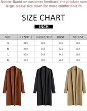 Load image into Gallery viewer, LILLUSORY Women&#39;s Oversized Long Cardigan Sweaters 2023 Fall Trendy Coatigan Lightweight Jackets Knit Winter Coat