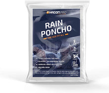 Load image into Gallery viewer, Hagon PRO Disposable Rain Ponchos for Adults (5 Pack)