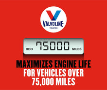 Load image into Gallery viewer, Valvoline High Mileage with MaxLife Technology SAE 5W-20 Synthetic Blend Motor Oil 5 QT