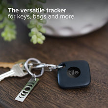 Load image into Gallery viewer, Tile Mate 1-Pack. Black. Bluetooth Tracker, Keys Finder and Item Locator for Keys, Bags and More; Up to 250 ft. Range. Water-Resistant. Phone Finder. iOS and Android Compatible.