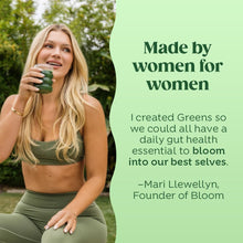 Load image into Gallery viewer, Bloom Nutrition Super Greens Powder Smoothie &amp; Juice Mix - Probiotics for Digestive Health &amp; Bloating Relief for Women, Digestive Enzymes with Superfoods Spirulina &amp; Chlorella for Gut Health (Mango)