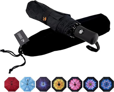 SY COMPACT Travel Umbrella Windproof Automatic Umbrellas-Factory Outlet umbrella