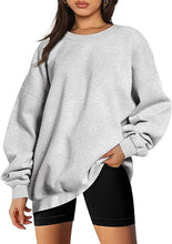 Load image into Gallery viewer, EFAN Womens Oversized Sweatshirts Hoodies Fleece Crew Neck Pullover Sweaters Casual Comfy Fall Fashion Outfits Clothes 2023