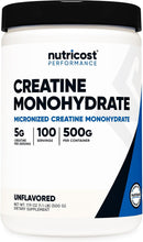 Load image into Gallery viewer, Nutricost Creatine Monohydrate Micronized Powder 500G, 5000mg Per Serv (5g) - Micronized Creatine Monohydrate, 100 Servings