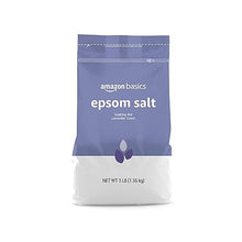 Load image into Gallery viewer, Amazon Basics Epsom Salt Soaking Aid, Lavender Scented, 3 Pound, 1-Pack (Previously Solimo)