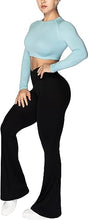 Load image into Gallery viewer, Sunzel Flare Leggings, Crossover Yoga Pants with Tummy Control, High-Waisted and Wide Leg