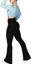 Load image into Gallery viewer, Sunzel Flare Leggings, Crossover Yoga Pants with Tummy Control, High-Waisted and Wide Leg