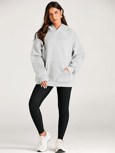 Trendy Queen Womens Oversized Hoodies Fleece Sweatshirts Long Sleeve Sweaters Pullover Fall Clothes with Pocket