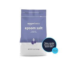 Load image into Gallery viewer, Amazon Basics Epsom Salt Soaking Aid, Lavender Scented, 3 Pound, 1-Pack (Previously Solimo)