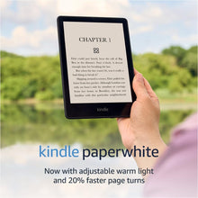 Load image into Gallery viewer, Kindle Paperwhite (8 GB) – Now with adjustable warm light, 6.8” display, up to 10 weeks of battery life, and 20% faster page turns – Black