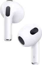 Load image into Gallery viewer, Apple AirPods (3rd Generation) Wireless Earbuds with Lightning Charging Case. Spatial Audio, Sweat and Water Resistant, Up to 30 Hours of Battery Life. Bluetooth Headphones for iPhone