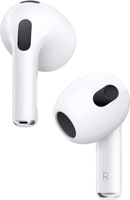 Apple AirPods (3rd Generation) Wireless Earbuds with Lightning Charging Case. Spatial Audio, Sweat and Water Resistant, Up to 30 Hours of Battery Life. Bluetooth Headphones for iPhone