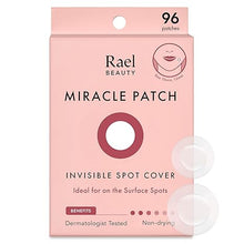 Load image into Gallery viewer, Rael Pimple Patches, Miracle Invisible Spot Cover - Hydrocolloid Acne Pimple Patches for Face, Blemishes and Zits Absorbing Patch, Breakouts Spot Treatment for Skin Care, Facial Stickers, 2 Sizes (96 Count)