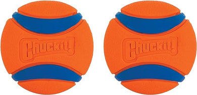 Chuckit! Ultra Ball Dog Toy, Medium (2.5 Inch Diameter) Pack of 2, for breeds 20-60 lbs