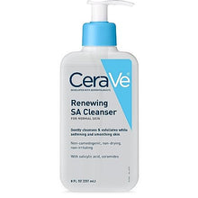 Load image into Gallery viewer, CeraVe SA Cleanser | Salicylic Acid Cleanser with Hyaluronic Acid, Niacinamide &amp; Ceramides| BHA Exfoliant for Face | Fragrance Free Non-Comedogenic | 8 Ounce