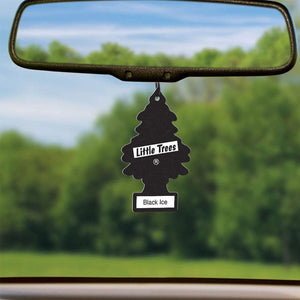 Little Trees Car Freshener, Black Ice, 10-Pack