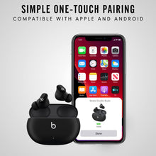 Load image into Gallery viewer, Beats Studio Buds - True Wireless Noise Cancelling Earbuds - Compatible with Apple &amp; Android, Built-in Microphone, IPX4 Rating, Sweat Resistant Earphones, Class 1 Bluetooth Headphones - Black