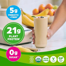 Load image into Gallery viewer, Orgain Organic Vegan Protein Powder, Vanilla Bean - 21g Plant Based Protein, Gluten Free, Dairy Free, Lactose Free, Soy Free, No Sugar Added, Kosher, For Smoothies &amp; Shakes - 2.03lb