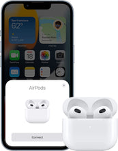 Load image into Gallery viewer, Apple AirPods (3rd Generation) Wireless Earbuds with Lightning Charging Case. Spatial Audio, Sweat and Water Resistant, Up to 30 Hours of Battery Life. Bluetooth Headphones for iPhone