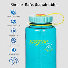 Load image into Gallery viewer, Nalgene Sustain Tritan BPA-Free Water Bottle Made with Material Derived from 50% Plastic Waste, 32 OZ, Wide Mouth