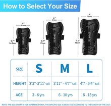 Load image into Gallery viewer, Geekism Soccer Shin Guards for Youth Kids Toddler, Protective Soccer Shin Pads &amp; Sleeves Equipment - Football Gear for 3 5 4-6 7-9 10-12 Years Old Children Teens Boys Girls