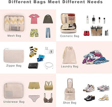 Load image into Gallery viewer, BAGAIL 8 Set Packing Cubes Luggage Packing Organizers for Travel Accessories