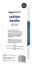 Load image into Gallery viewer, Amazon Basics Cotton Swabs, 500 Count (Previously Solimo)