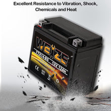 Load image into Gallery viewer, Weize YTX14 BS ATV Battery High Performance - Maintenance Free - Sealed AGM YTX14-BS Motorcycle Battery compatible with Honda Suzuki Kawasaki Yamaha scooter snowmobile