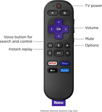 Load image into Gallery viewer, Roku Streaming Stick 4K | Portable Roku Streaming Device 4K/HDR/Dolby Vision, Roku Voice Remote, Free &amp; Live TV