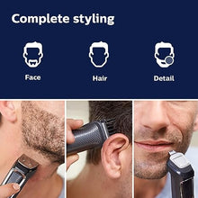 Load image into Gallery viewer, Philips Norelco Multigroomer All-in-One Trimmer Series 3000, 13 Piece Mens Grooming Kit, for Beard, Face, Nose, and Ear Hair Trimmer and Hair Clipper, NO Blade Oil Needed, MG3750/60