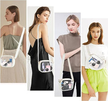 Load image into Gallery viewer, KETIEE Clear Crossbody Bag, Stadium Approved Clear Purse Bag for Concerts Sports Events Festivals