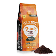 Load image into Gallery viewer, Organic Ground Mushroom Coffee by Four Sigmatic | Dark Roast, Fair Trade Gourmet Coffee with Lion&#39;s Mane, Chaga &amp; Mushroom Powder | Immune Boosting Coffee for Focus &amp; Immune Support | 12oz Bag