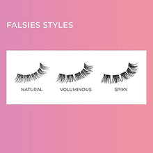 Load image into Gallery viewer, imPRESS Press-On Falsies Eyelash Clusters Kit, Natural, Black, No Glue Needed, Fuss Free, Invisible Band, Natural, 24 Hours, No Damage, No Sticky Residue, Flawless, Quick &amp; Easy | 20 Clusters