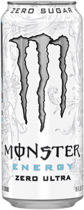 Monster Energy Zero Ultra, Sugar Free Energy Drink, 16 Ounce (Pack of 15)