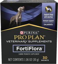 Load image into Gallery viewer, Purina Pro Plan Veterinary Supplements FortiFlora Dog Probiotic Supplement, Canine Nutritional Supplement - (72) 30 ct. Boxes