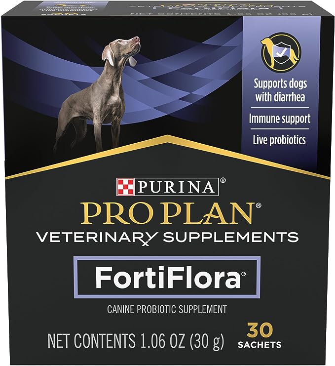 Purina Pro Plan Veterinary Supplements FortiFlora Dog Probiotic Supplement, Canine Nutritional Supplement - (72) 30 ct. Boxes