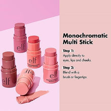 Load image into Gallery viewer, e.l.f. Monochromatic Multi Stick, Luxuriously Creamy &amp; Blendable Color, For Eyes, Lips &amp; Cheeks, Dazzling Peony, 0.17 oz (5 g)